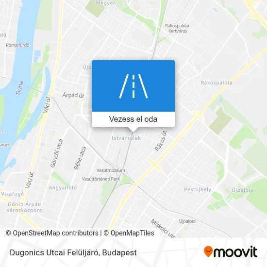 Dugonics Utcai Felüljáró térkép