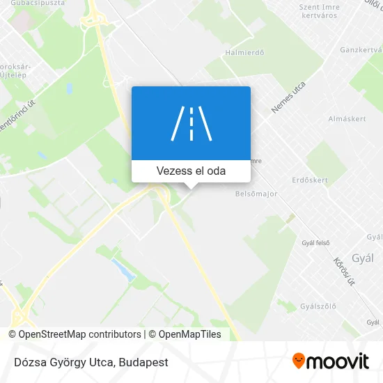 Dózsa György Utca térkép