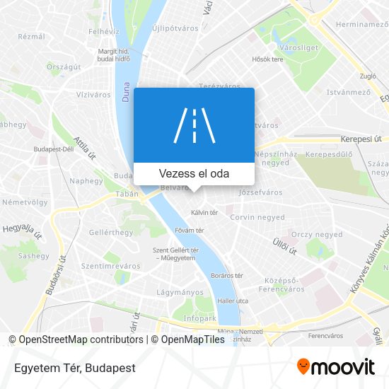 Egyetem Tér térkép