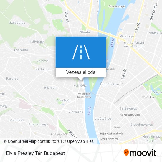 Elvis Presley Tér térkép