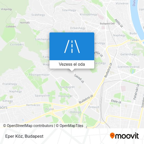 Eper Köz térkép
