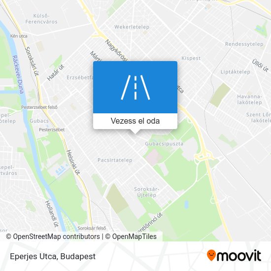 Eperjes Utca térkép