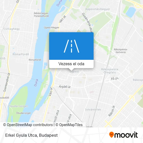 Erkel Gyula Utca térkép