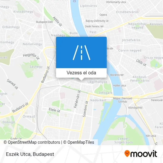 Eszék Utca térkép