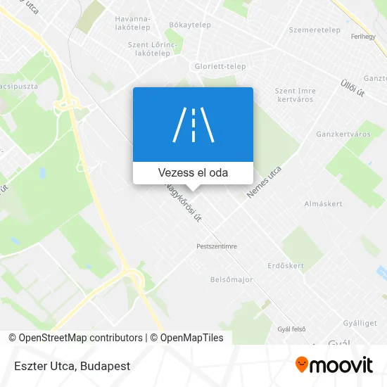 Eszter Utca térkép