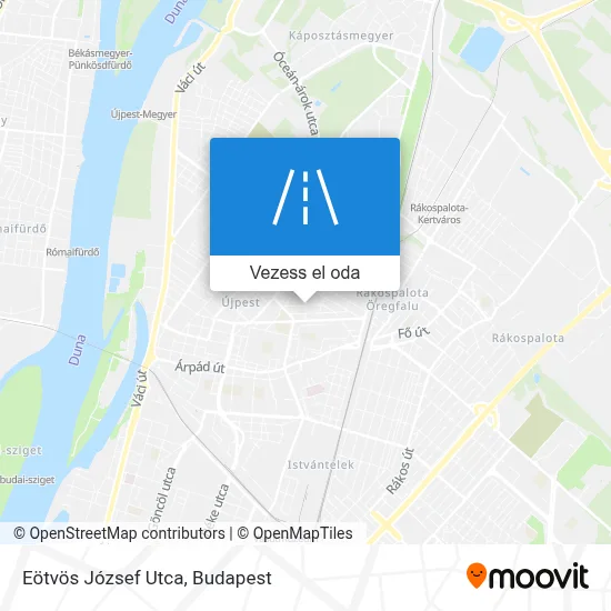 Eötvös József Utca térkép