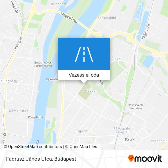 Fadrusz János Utca térkép