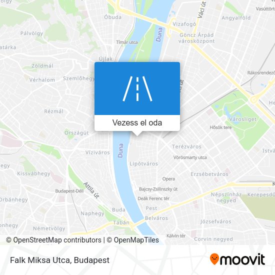 Falk Miksa Utca térkép