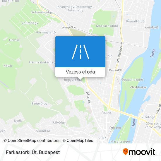 Farkastorki Út térkép