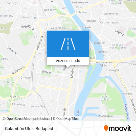 Galambóc Utca térkép