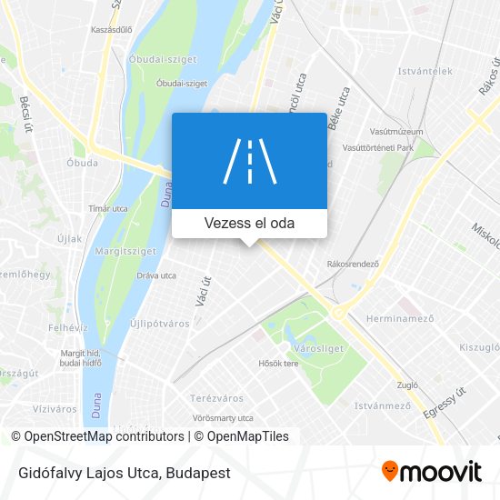 Gidófalvy Lajos Utca térkép
