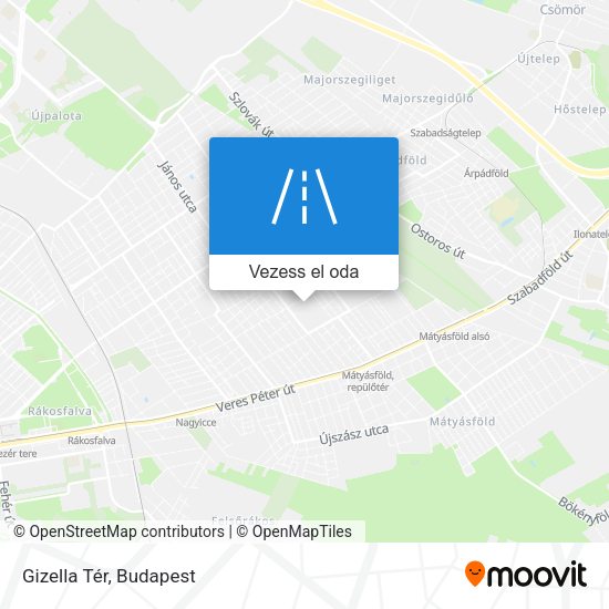 Gizella Tér térkép