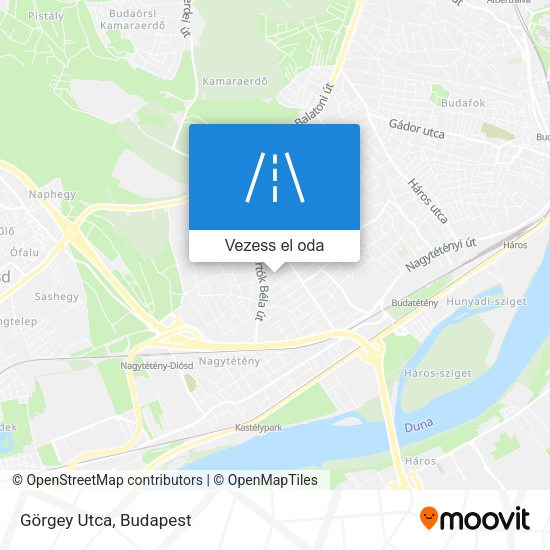 Görgey Utca térkép