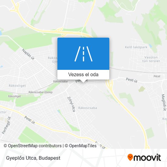 Gyeplős Utca térkép