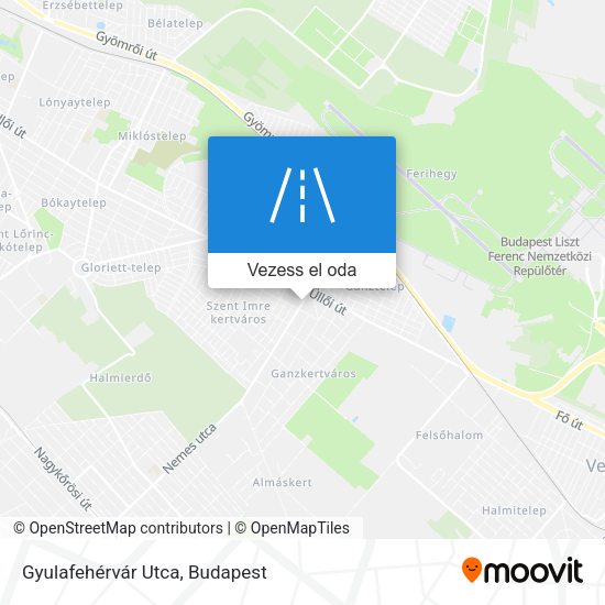 Gyulafehérvár Utca térkép