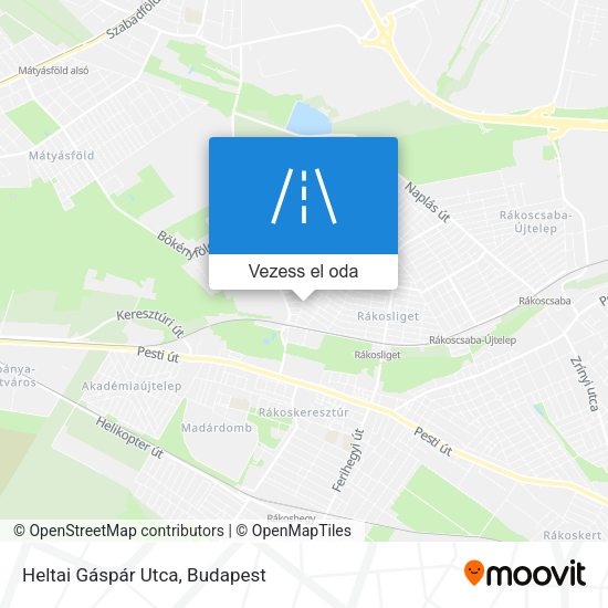 Heltai Gáspár Utca térkép