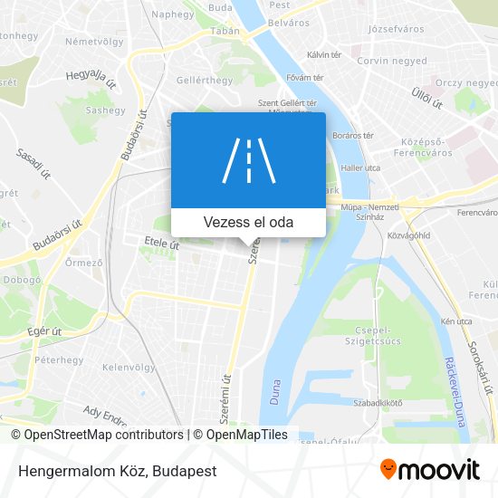 Hengermalom Köz térkép
