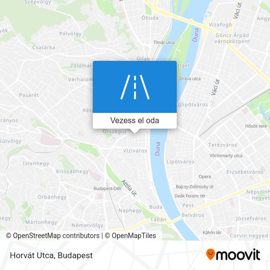 Horvát Utca térkép