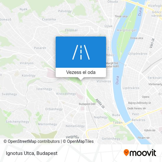 Ignotus Utca térkép