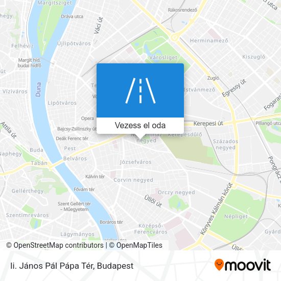 Ii. János Pál Pápa Tér térkép