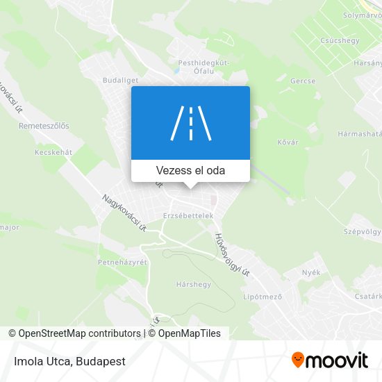 Imola Utca térkép