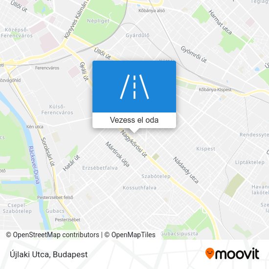 Újlaki Utca térkép
