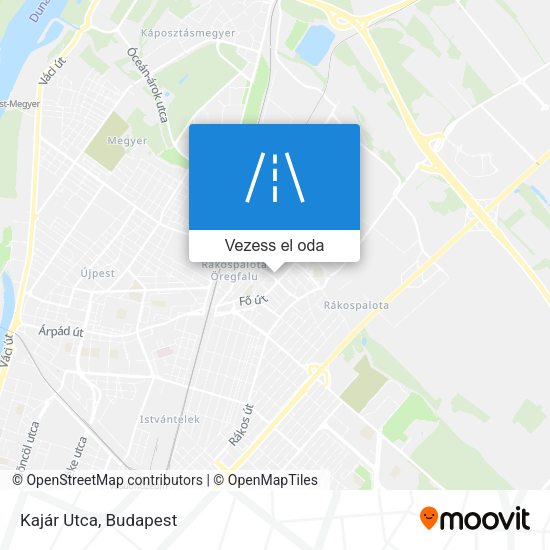 Kajár Utca térkép