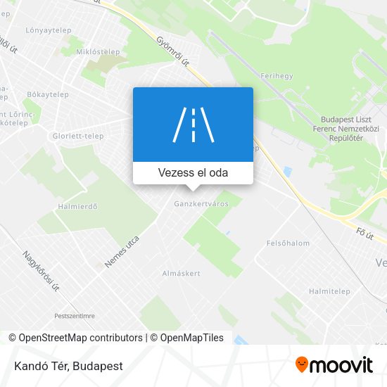 Kandó Tér térkép
