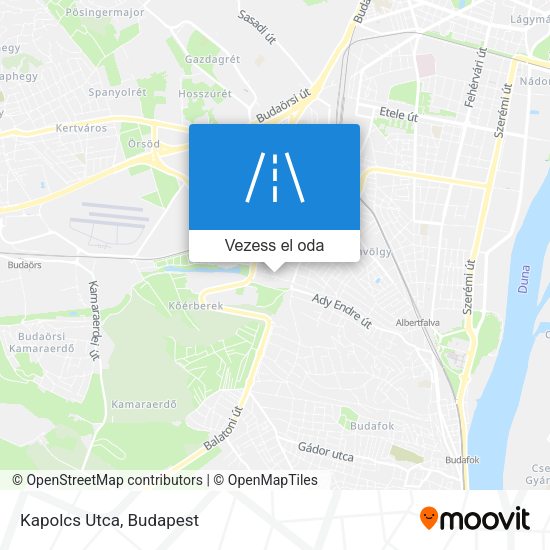 Kapolcs Utca térkép