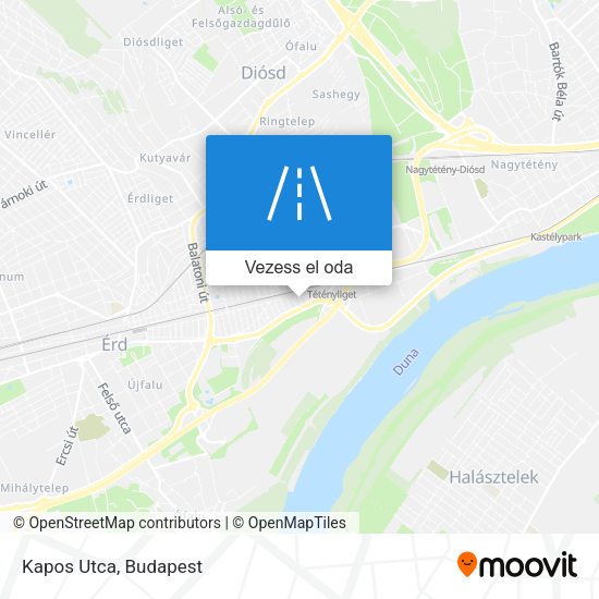Kapos Utca térkép