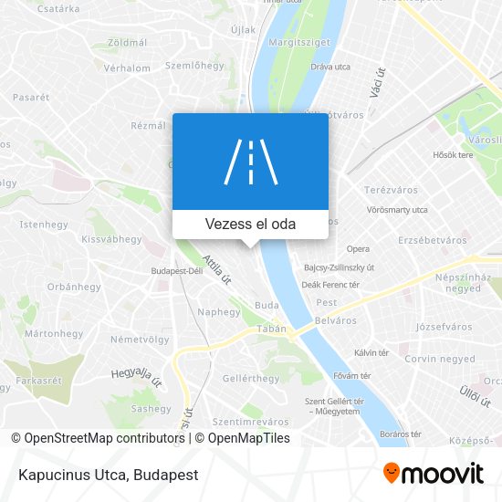 Kapucinus Utca térkép