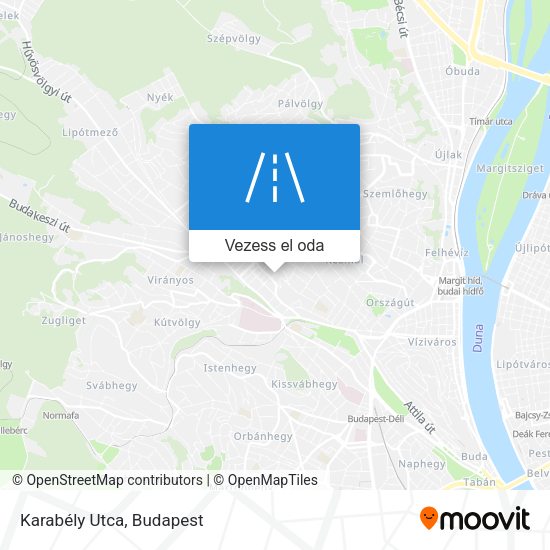 Karabély Utca térkép