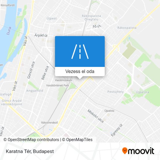 Karatna Tér térkép
