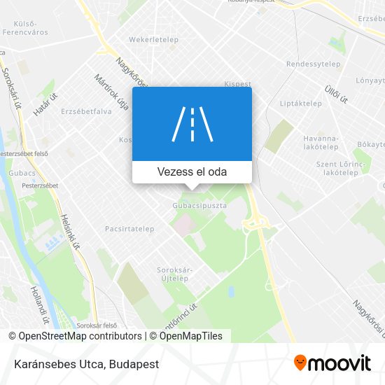Karánsebes Utca térkép