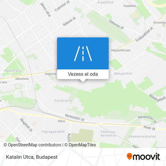 Katalin Utca térkép