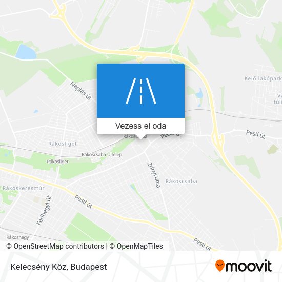 Kelecsény Köz térkép