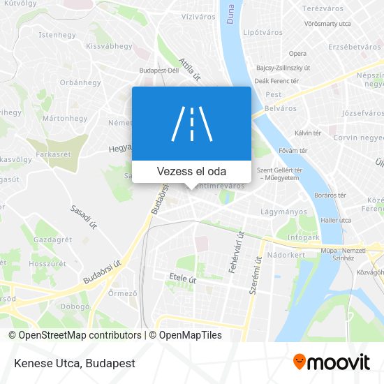 Kenese Utca térkép