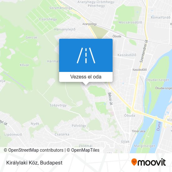 Királylaki Köz térkép