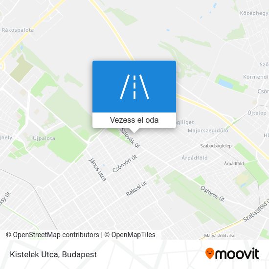 Kistelek Utca térkép