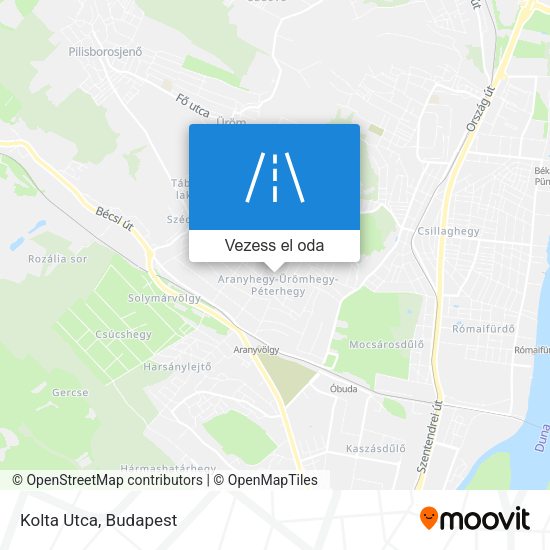 Kolta Utca térkép