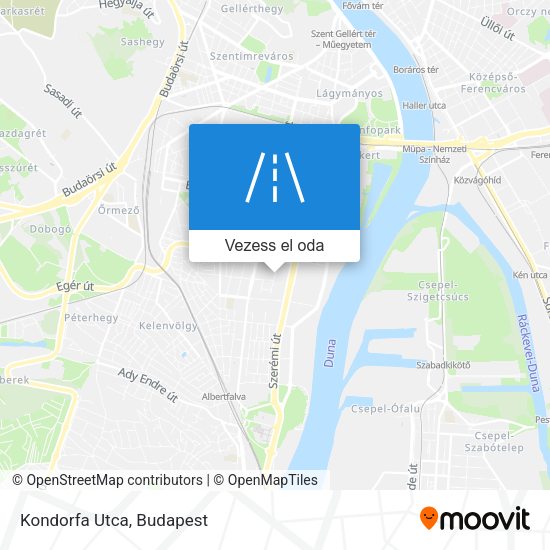 Kondorfa Utca térkép