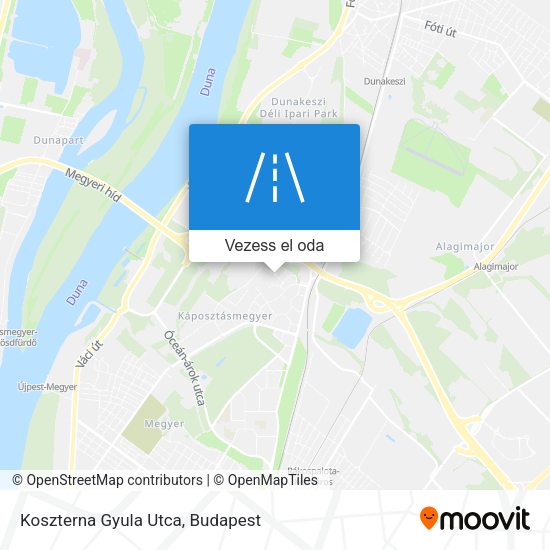 Koszterna Gyula Utca térkép