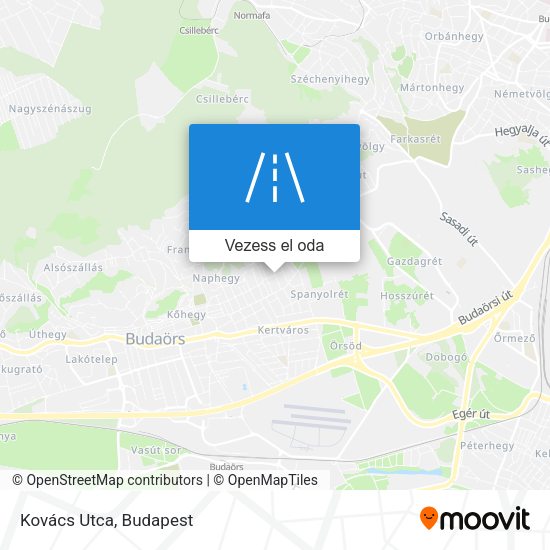 Kovács Utca térkép