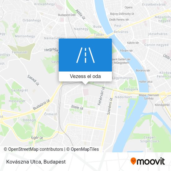 Kovászna Utca térkép