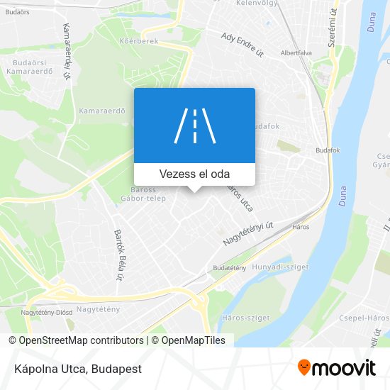 Kápolna Utca térkép