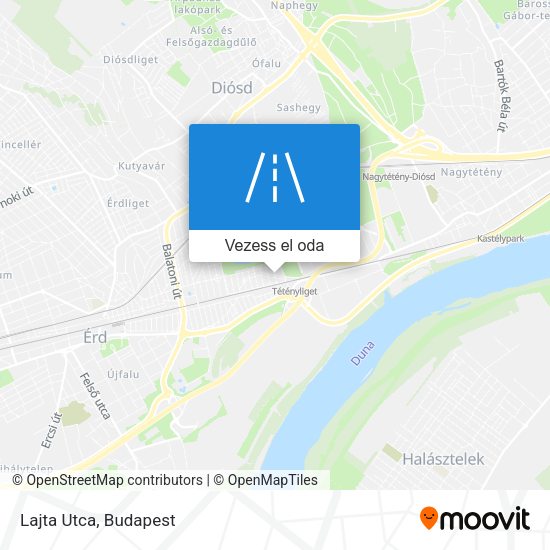 Lajta Utca térkép