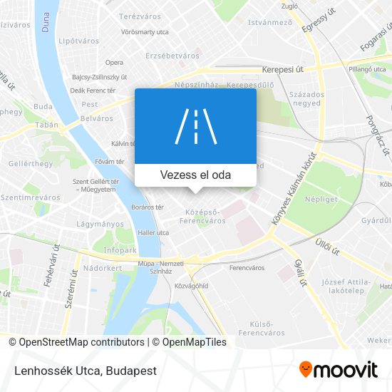 Lenhossék Utca térkép