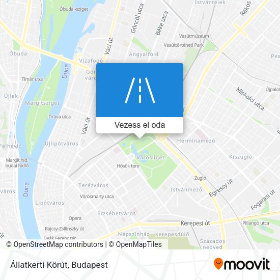 Állatkerti Körút térkép