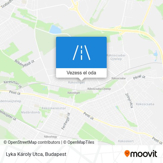 Lyka Károly Utca térkép