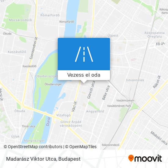 Madarász Viktor Utca térkép
